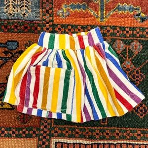 Hugo Loves Tiki terry rainbow skirt